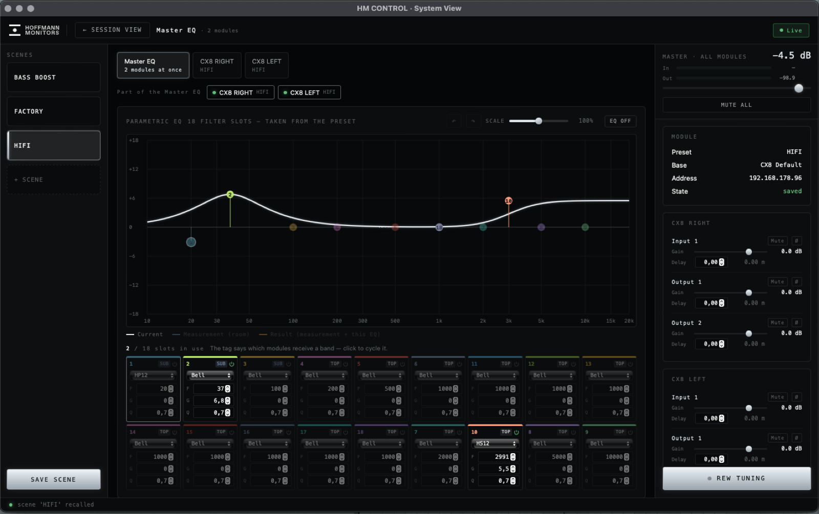 HM Control, System View